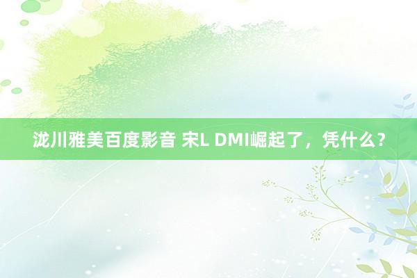 泷川雅美百度影音 宋L DMI崛起了，凭什么？