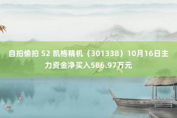 自拍偷拍 52 凯格精机（301338）10月16日主力资金净买入586.97万元