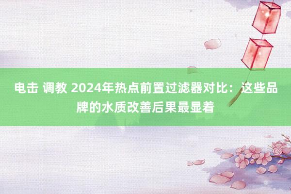 电击 调教 2024年热点前置过滤器对比：这些品牌的水质改善后果最显着