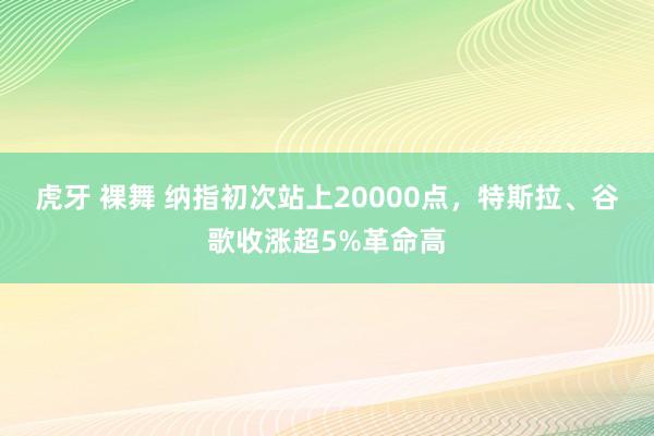 虎牙 裸舞 纳指初次站上20000点，特斯拉、谷歌收涨超5%革命高