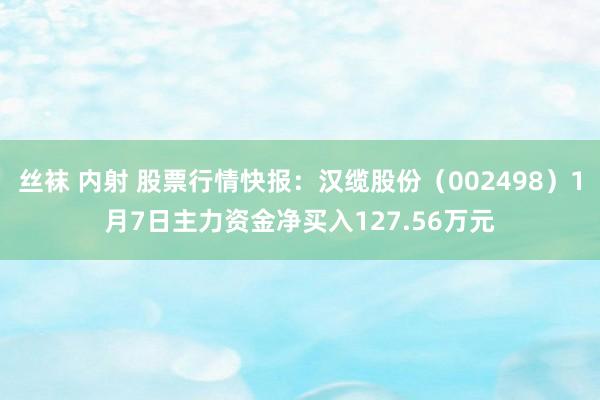 丝袜 内射 股票行情快报：汉缆股份（002498）1月7日主